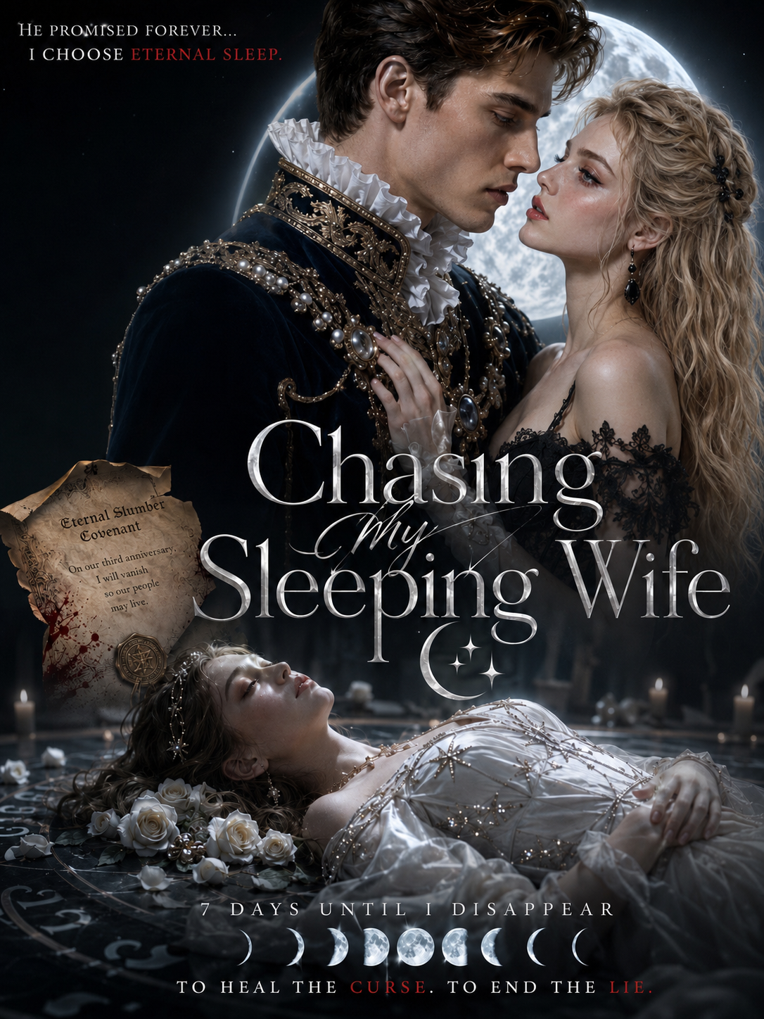 chasing my sleeping wife