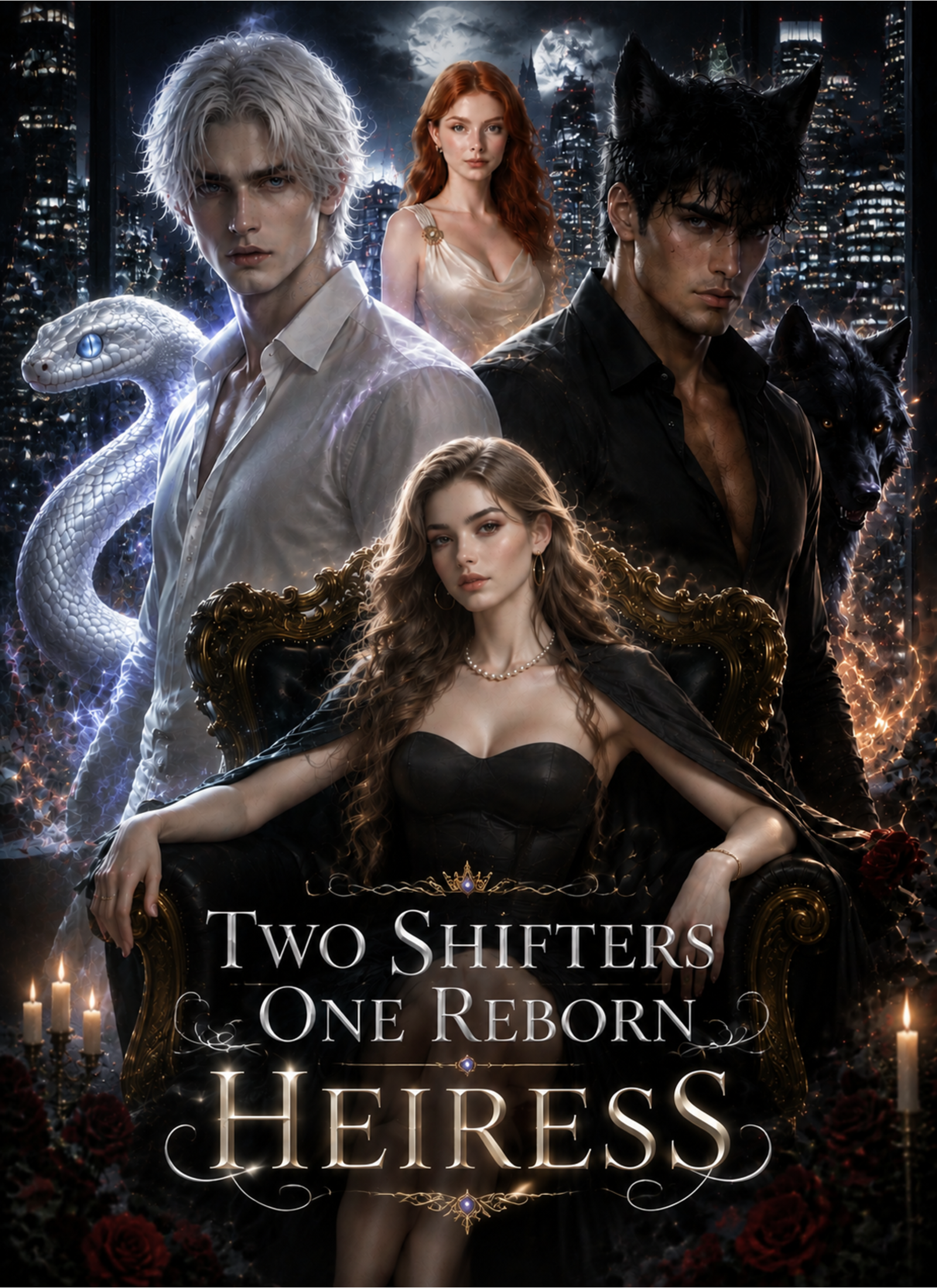 Two Shifters, One Reborn Heiress cover