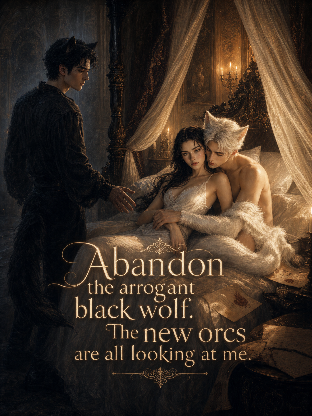 Abandon the arrogant black wolf. The new orcs are all looking at me.