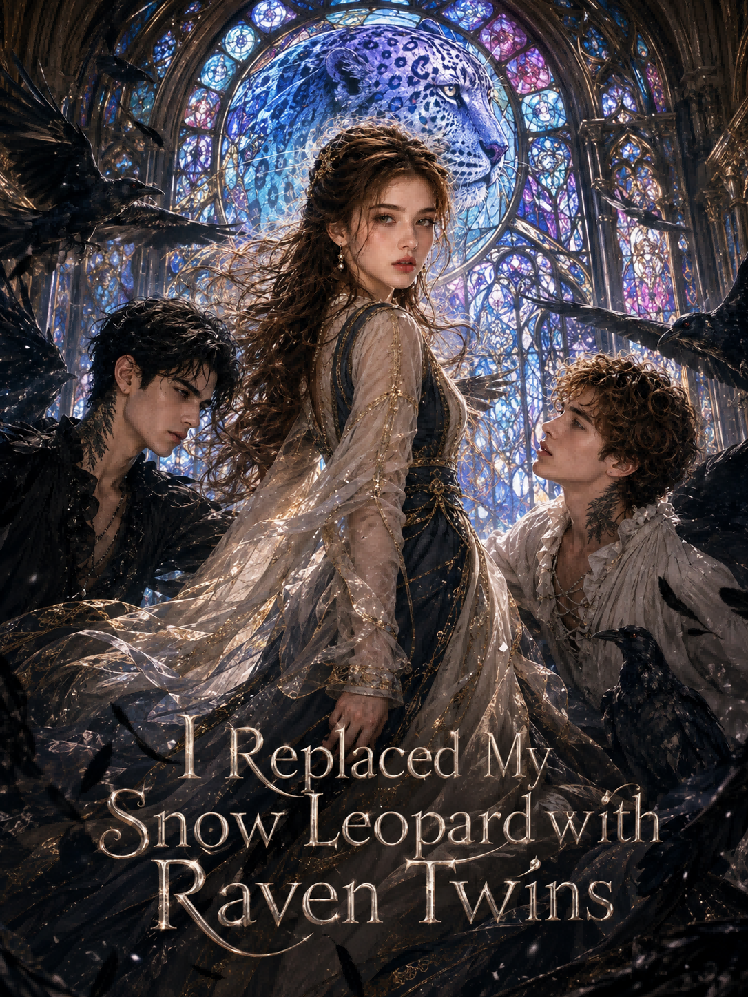 I Replaced My Snow Leopard with Raven Twins cover