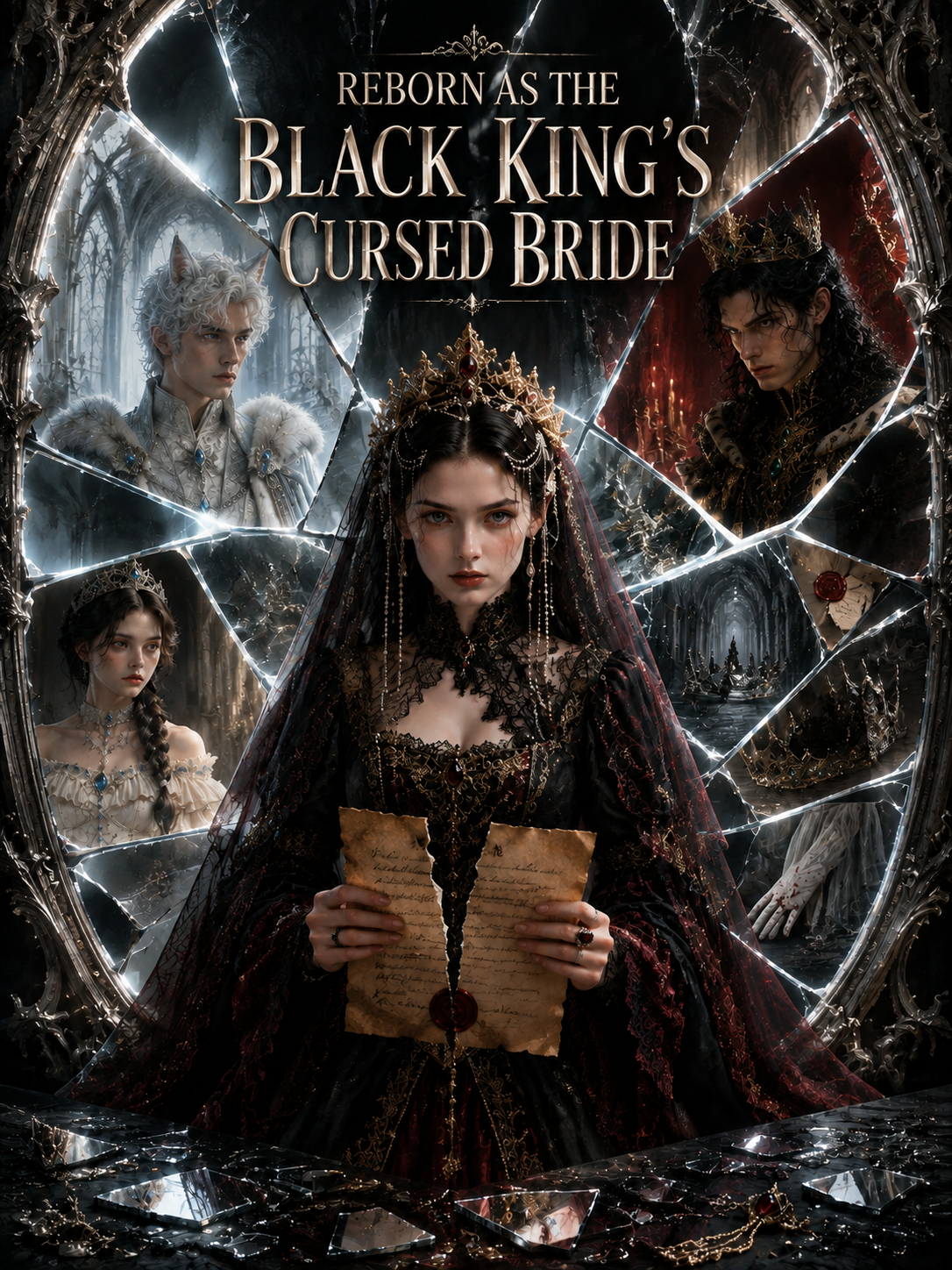 Reborn as the Black King's Cursed Bride