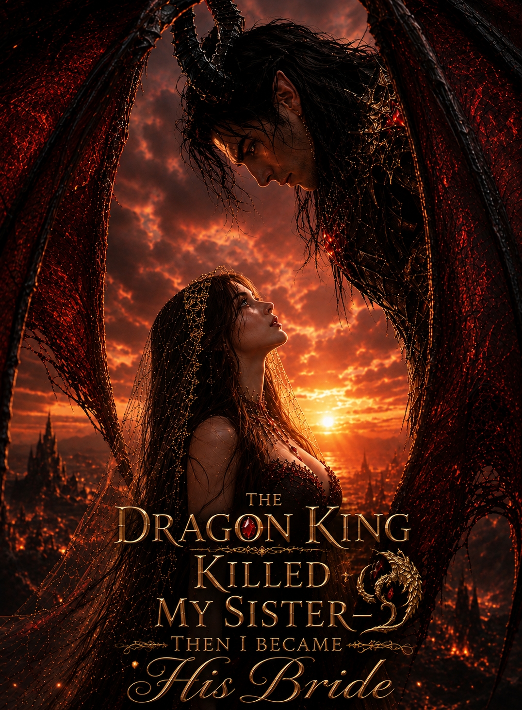 Poster The Dragon King Killed My Sister—Then I Became His Bride