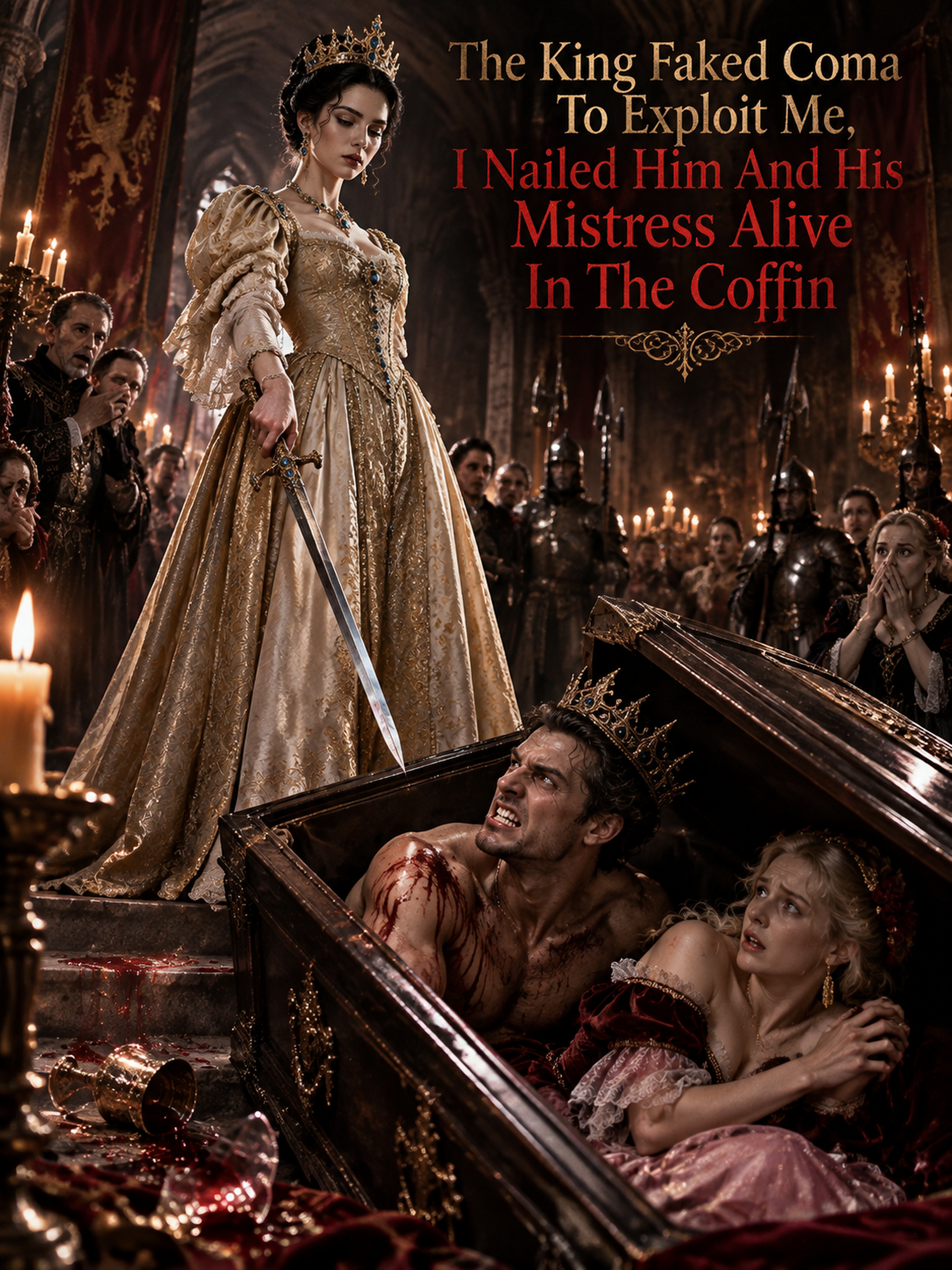 The King Faked Coma To Exploit Me, I Nailed Him And His Mistress Alive In The Coffin