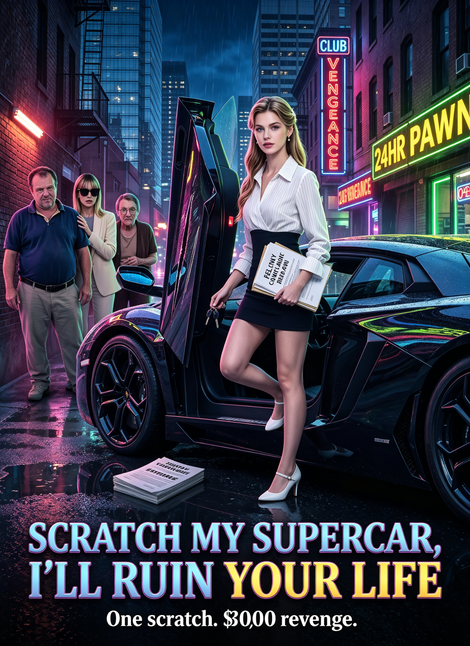 Life Scratch Off Scratch My Supercar, I'll Ruin Your Life - Watch on VibeShort