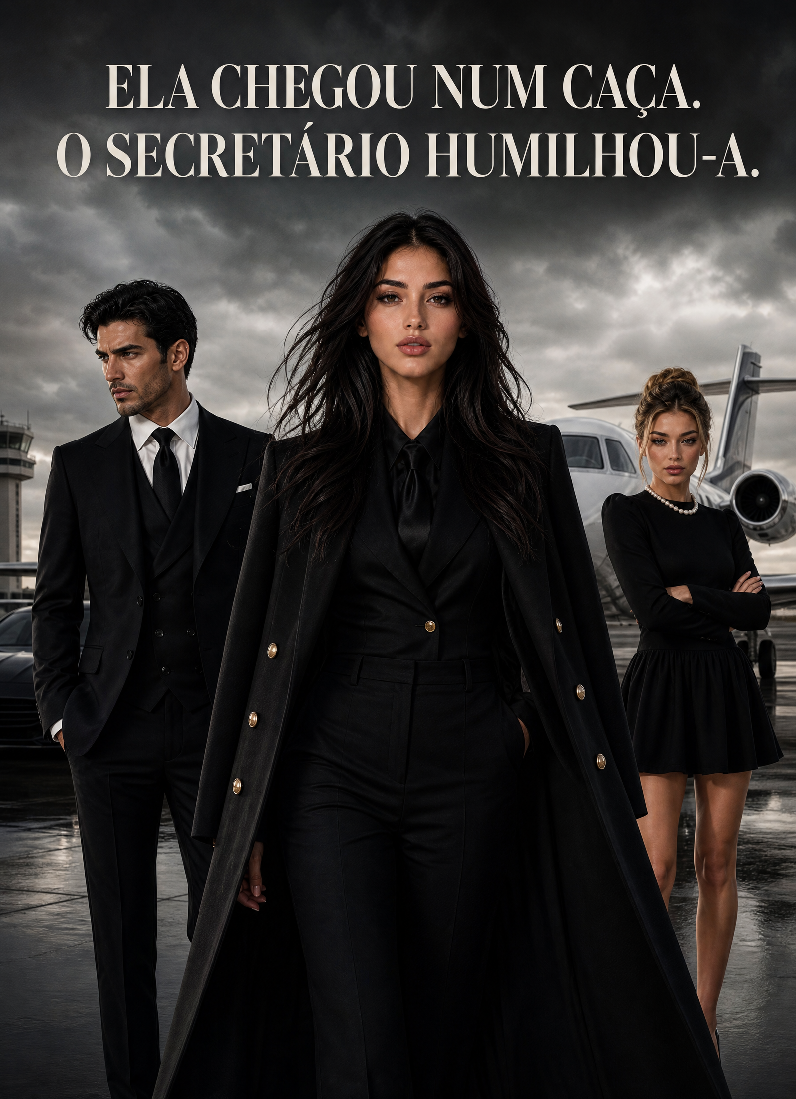 ELA CHEGOU NUM CAÇA. O SECRETÁRIO HUMILHOU-A.