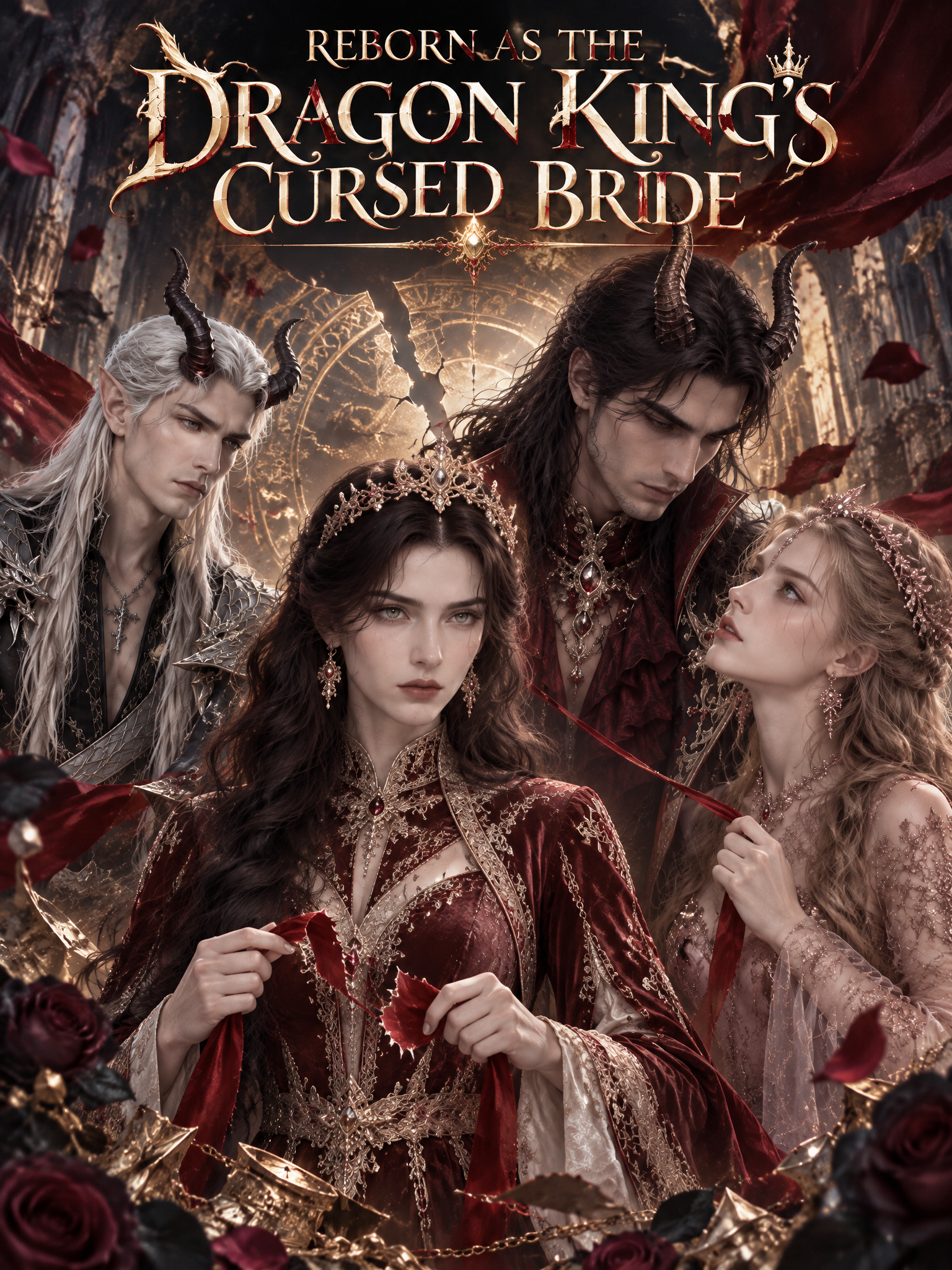 Reborn as the Dragon King’s Cursed Bride
