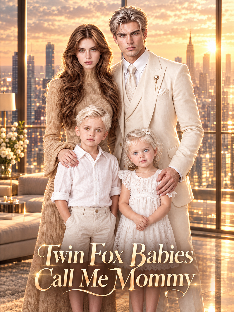Poster Twin Fox Babies Call Me Mommy