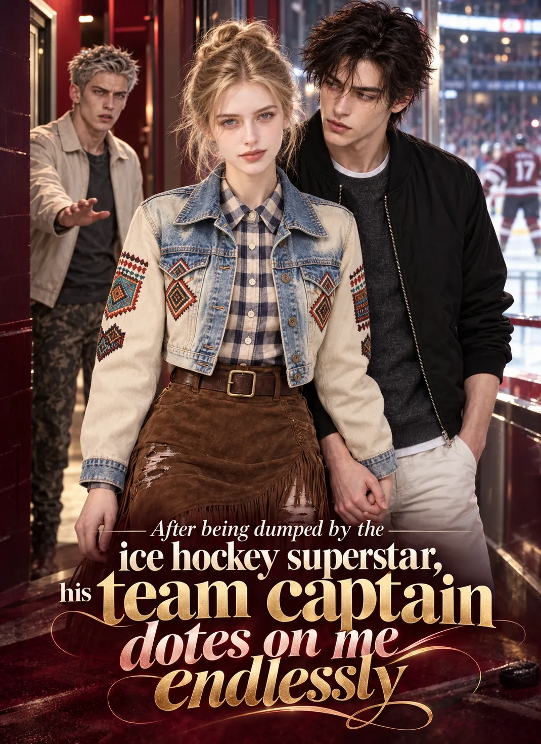 After being dumped by the ice hockey superstar, his team captain dotes on me endlessly