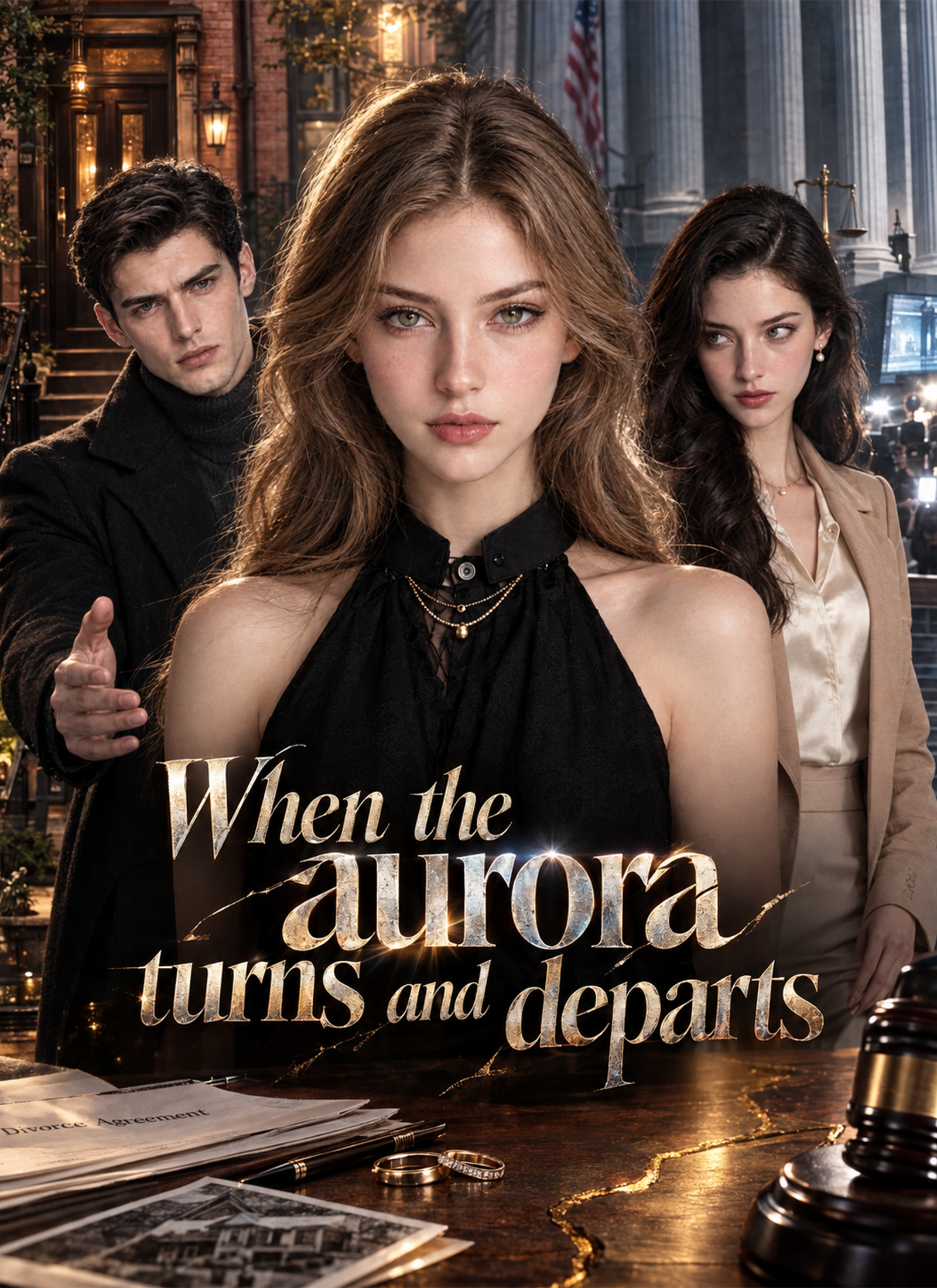 When the aurora turns and departs