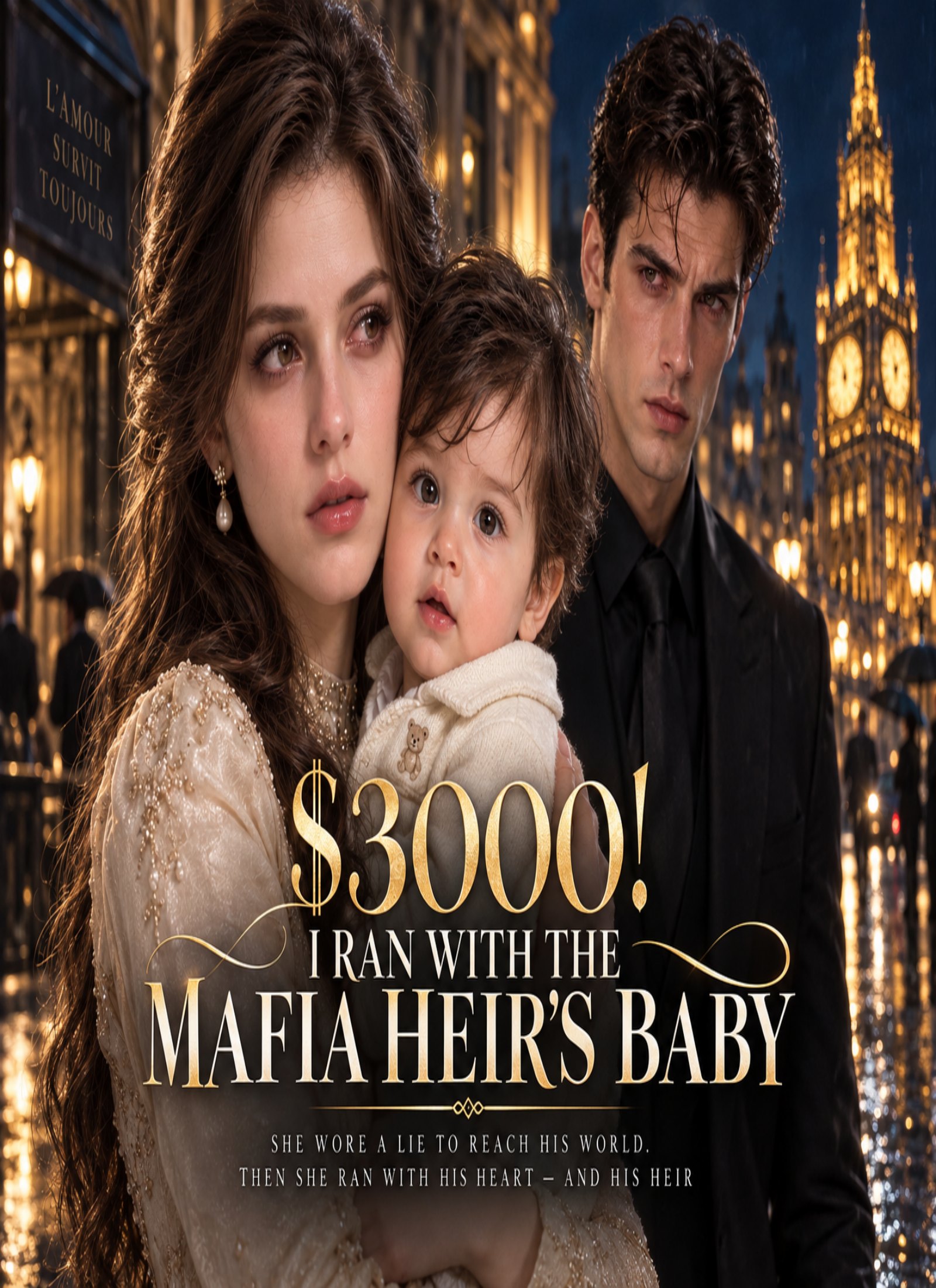 $3000! I RAN WITH THE MAFIA HEIR'S BABY