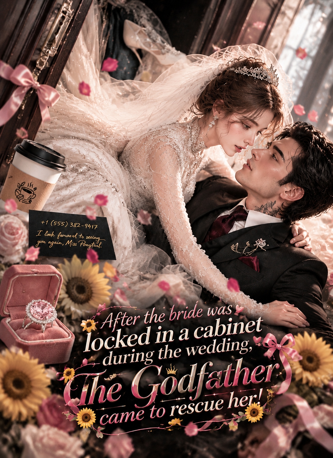 After the bride was locked in a cabinet during the wedding, the Godfather came to rescue her!